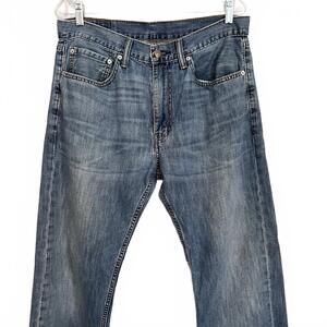 Levi’s Men’s 505 Jeans 34x32 Medium Wash Lightweight Straight Leg Denim
